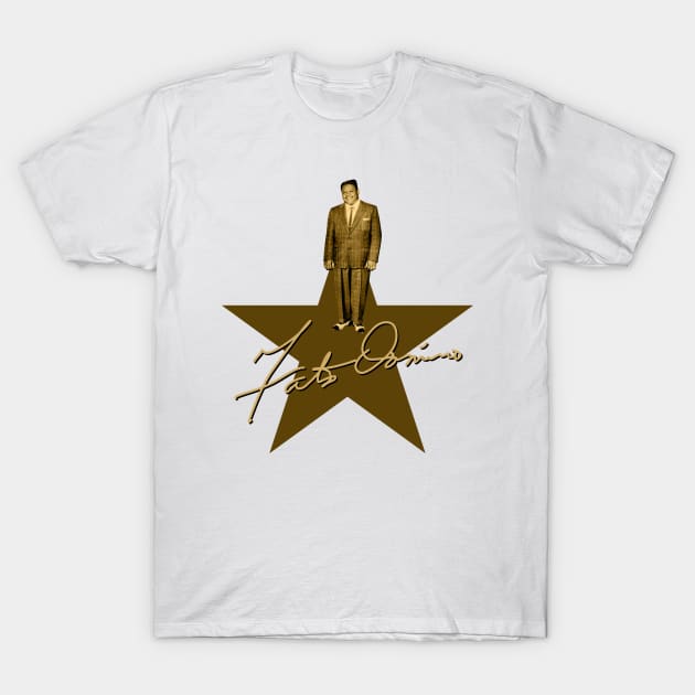 Fats Domino - Signature T-Shirt by PLAYDIGITAL2020